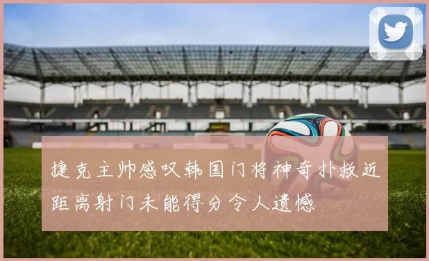 捷克主帅感叹韩国门将神奇扑救近距离射门未能得分令人遗憾